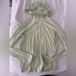 Patagonia Capilene Cool Daily Sun Hoodie Green Lightweight UPF Pullover Size M